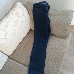 Dark denim skinny jeans